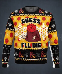 Guess Ill Die Dungeons & Dragons Ugly Sweater