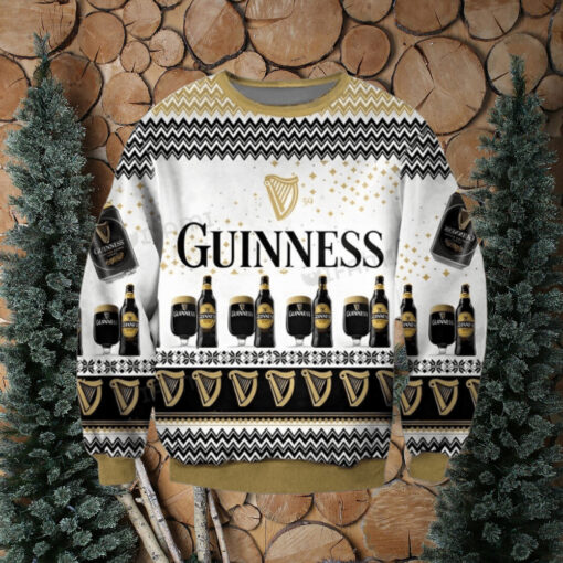 Guinness Ugly Sweater Chevron Pattern Guinness Beer Gift