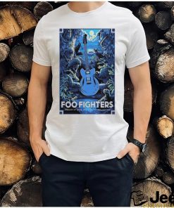 Guitar Foo Fighters January 27, 2024 Sky Stadium Wellington, NZ poster shirt