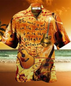 Guitar Vintage The Silence Hawaiian Shirt