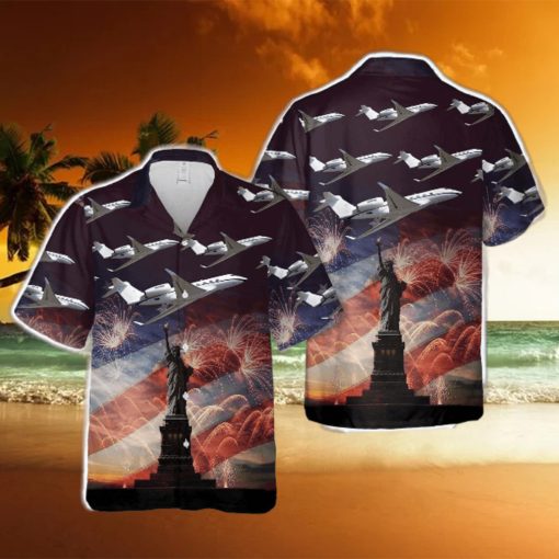 Gulfstream G500 4th Of July Hawaiian Shirt