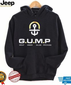 Gump great under major pressure logo shirt