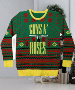 Guns N Roses Holiday Ugly Christmas Sweater 2024