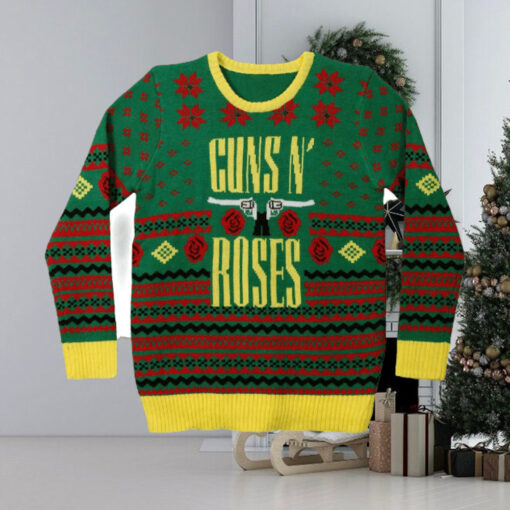 Guns N Roses Holiday Ugly Christmas Sweater 2024