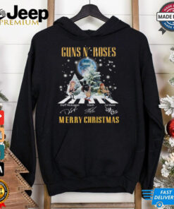 Guns N’ Roses Merry Christmas 2024 Happy Holidays Walking Signatures T shirt