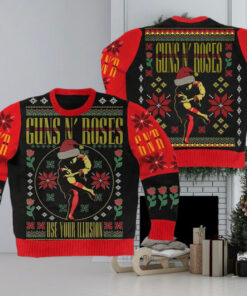 Guns N Roses Use Your Illusion 2024 Ugly Christmas Sweater