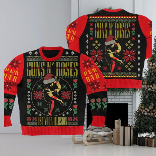 Guns N Roses Use Your Illusion 2024 Ugly Christmas Sweater