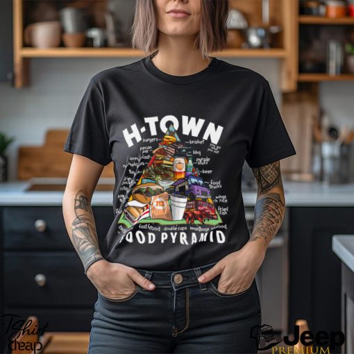 H Town Food Pyramid Tee Shirt