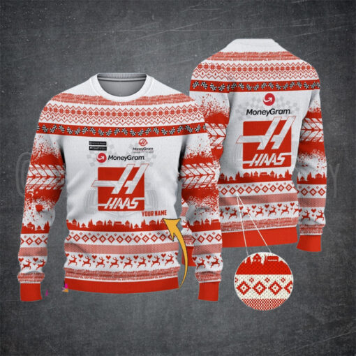 Haas F1 Team PURS1103 ugly sweater