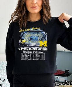 Hail to the Victors undefeated Michigan Wolverines T shirt