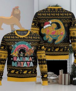 Hakuna Matata Simba Black Ugly Sweater