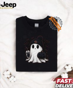 Halloween Chicago Bears NFL Football Fan Ghost with Pumpkin shirt