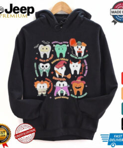 Halloween Dental Boo Crew Dentist Costume Teeth Shirt