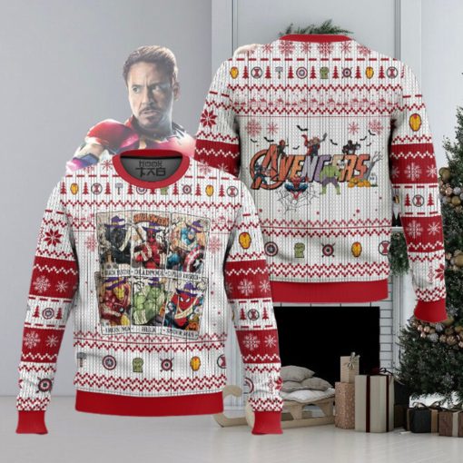 Halloween Heroes Tarot Avengers Ugly Sweater