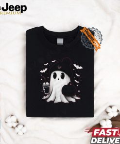 Halloween Houston Texans NFL Football Fan Ghost with Pumpkin shirt