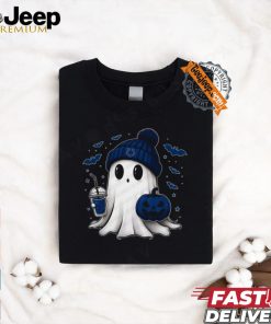 Halloween Indianapolis Colts NFL Football Fan Ghost with Pumpkin shirt