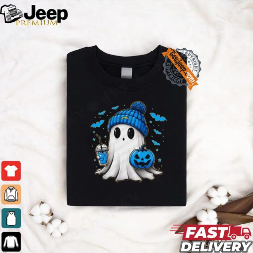 Halloween Los Angeles Chargers NFL Football Fan Ghost with Pumpkin shirt