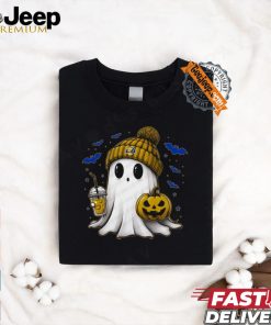 Halloween Los Angeles Rams NFL Football Fan Ghost with Pumpkin shirt