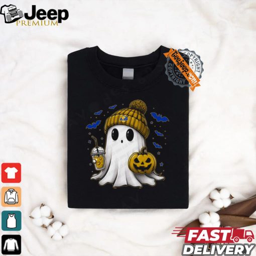 Halloween Los Angeles Rams NFL Football Fan Ghost with Pumpkin shirt