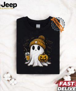 Halloween Pittsburgh Steelers NFL Football Fan Ghost with Pumpkin shirt