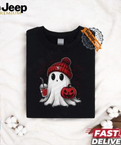 Halloween San Francisco 49ers NFL Football Fan Ghost with Pumpkin shirt