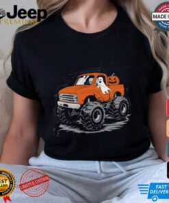 Halloween Shirt For Kids Boy Monster Truck Pumpkin Halloween T Shirt