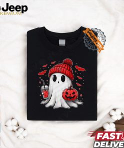 Halloween Tampa Bay Buccaneers NFL Football Fan Ghost with Pumpkin shirt