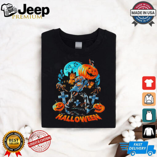 Halloween a pumpkin head shirt