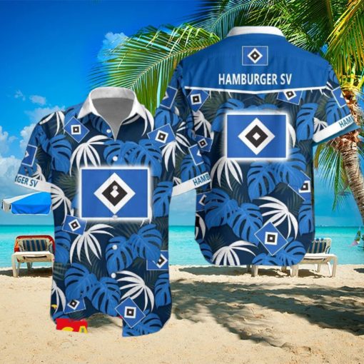 Hamburger SV Hawaiian Shirt Beach Tropical Leaf For Men Women Fans