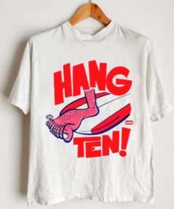 Hang ten foot shirt