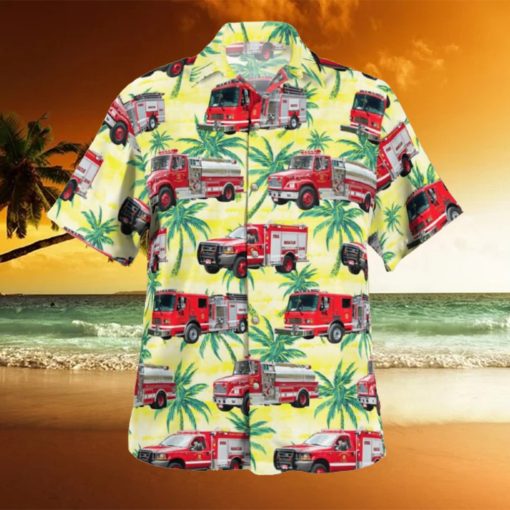 Hannacroix New York Medway Grapeville Fire Company Hawaiian Shirt