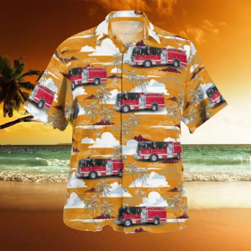 Hanover Park Illinois Hanover Park Fire Department Hawaiian Shirt