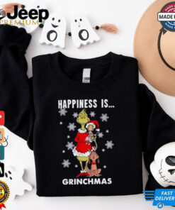 Happiness Is Grinchmas How The Grinch Stole Christmas Vuitino Shirt