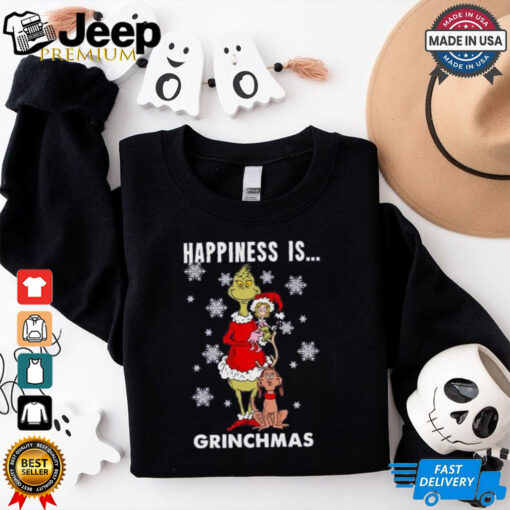 Happiness Is Grinchmas How The Grinch Stole Christmas Vuitino Shirt