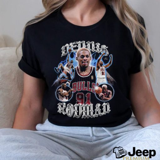 Happy Birtday Dennis Rodman The King Of Rebouding And The Graphic Tee Chicago Bulls NBA T Shirt