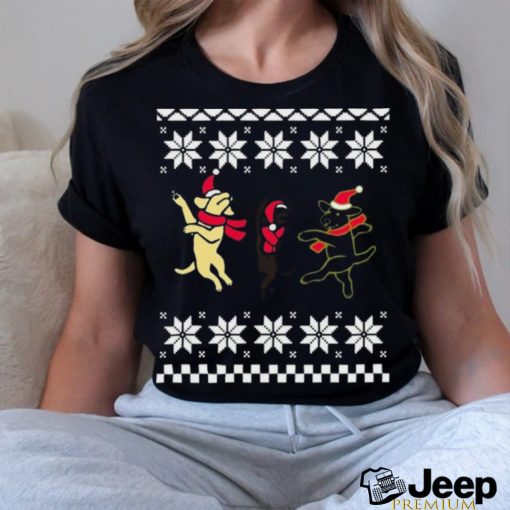 Happy Dancing Labradors Christmas Shirt