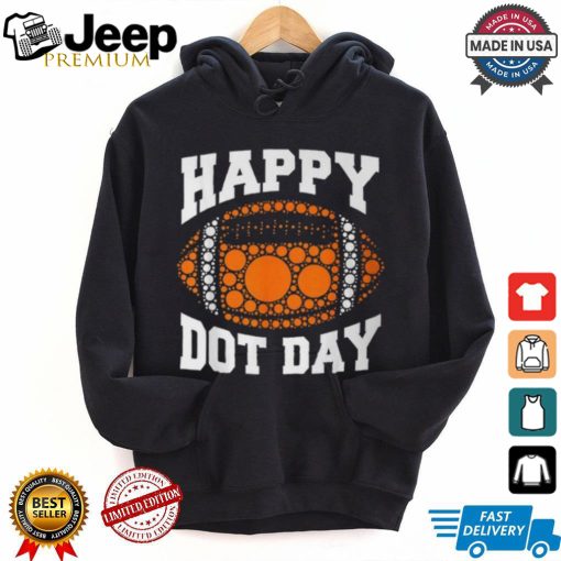 Happy Dot Day Football Player Coaches Boys Kid T Shirt