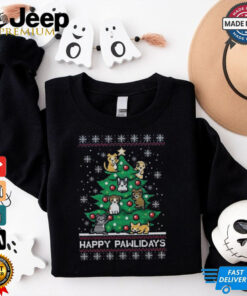 Happy Pawlidays Ugly Christmas Shirt