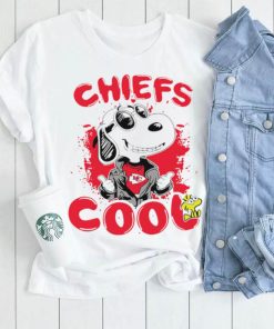 Happy Snoopy cartoon Kansas City Chiefs cool logo 2024 shirt