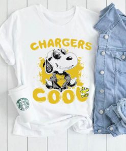 Happy Snoopy cartoon Los Angeles Chargers cool logo 2024 shirt
