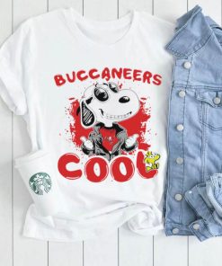 Happy Snoopy cartoon Tampa Bay Buccaneers cool logo 2024 shirt