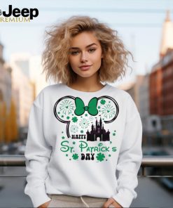 Happy St Patricks Day Minnie Head Castle shirt