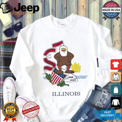 Harebrained Illinois Insurance State Flag Shirt