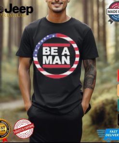 Harmon Wearing Boston Be A Man Patriotic Bam Shirt