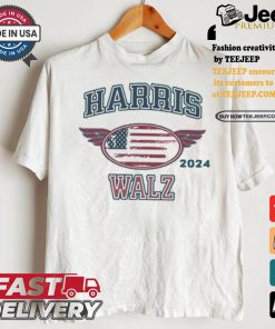 Harris Walz 2024 For President US Wing Flag Classic Kamala Tim T shirt