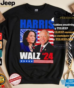 Harris Walz 24 President Election Democratic Party Win Voting For Both Harris And Walz T shirt