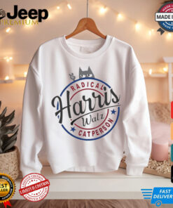 Harris Walz Radical Cat Lady Person Election Kamala Walz Shirt