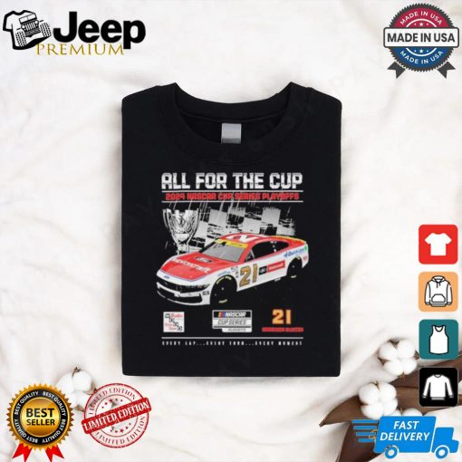 Harrison Burton Checkered Flag Sports 2024 NASCAR Cup Series Playoffs Motorcraft T Shirt