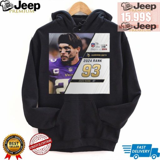 Harrison Smith Rank 93 The NFL Top 100 Players Of 2024 T Shirt