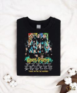 Harry Potter All Members Seasons Thank You For The Memories Signature Shirt